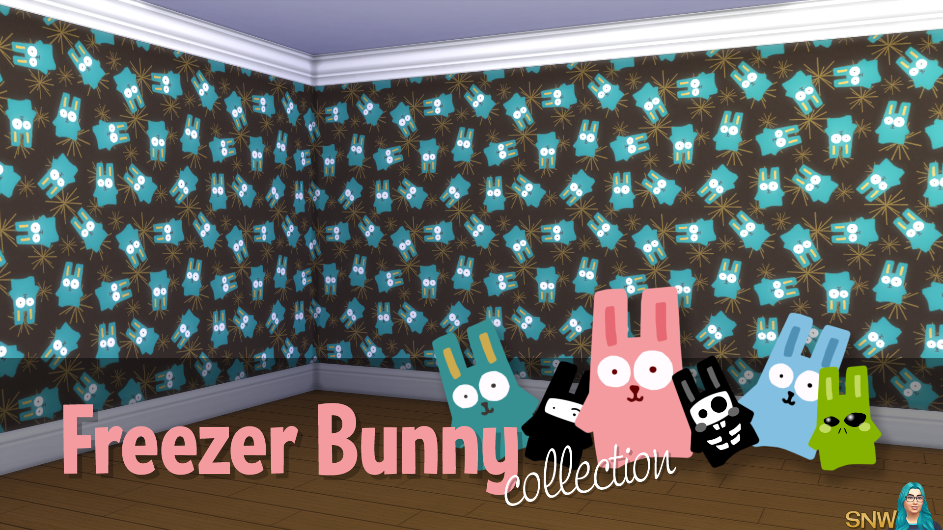 Freezer Bunny Collection: Big Bunnies/Starburst Wallpapers