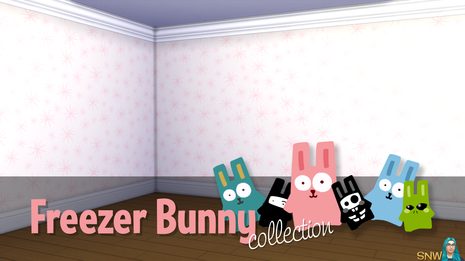 Freezer Bunny Collection: Starburst Wallpapers