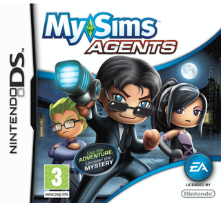 MySims Agents DS box art packshot