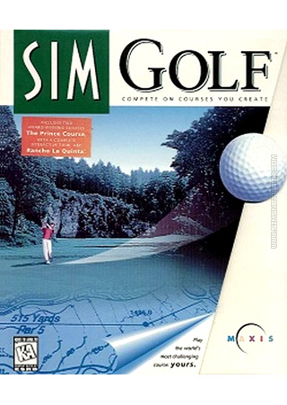 SimGolf Sim Golf packshot box art