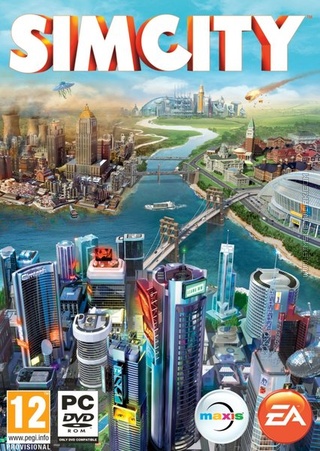 SimCity box art packshot