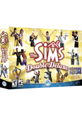 The Sims: Double Deluxe box art packshot