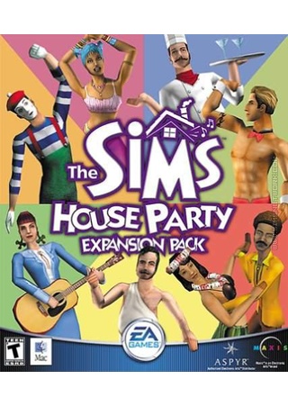 The Sims: House Party for Mac box art packshot