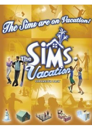 The Sims: Vacation for Mac box art packshot