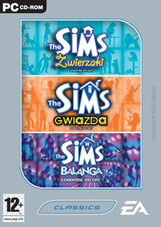 The Sims: Triple Expansion, volume one box art packshot