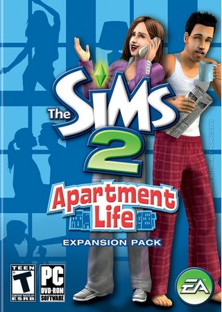The Sims 2: Apartment Life box art packshot US
