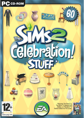 The Sims 2: Celebration! Stuff box art packshot