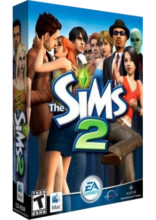 The Sims 2 for Mac box art packshot