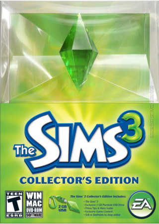 The Sims 3: Collector&#039;s Edition box art packshot US