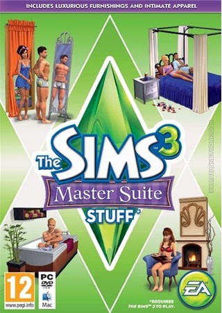 The Sims 3: Master Suite Stuff box art packshot