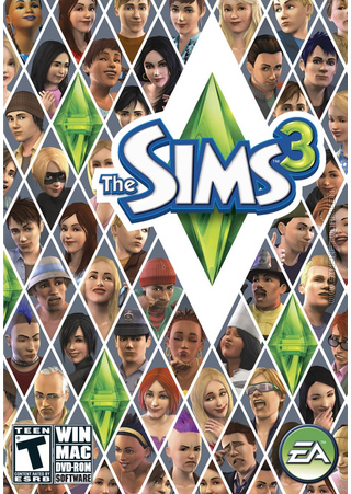 The Sims 3 box art packshot