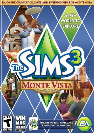 The Sims 3: Monte Vista box art packshot