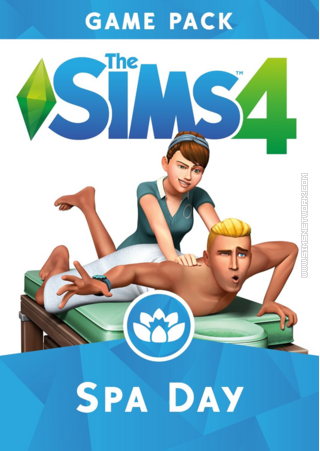 The Sims 4: Spa Day old packshot cover box art