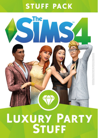 The Sims 4: Luxury Party Stuff old packshot cover box art