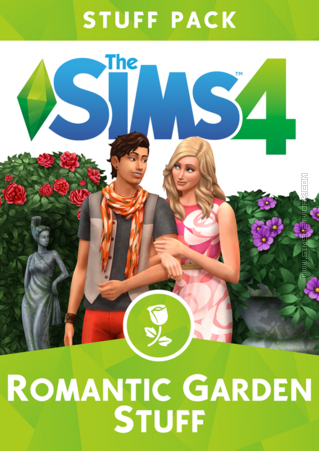 The Sims 4: Romantic Garden Stuff box art packshot