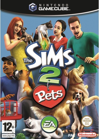 The Sims 2 Pets GameCube Box Art Packshot