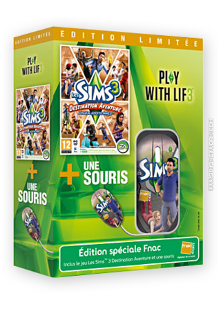 Les Sims 3: Destination Aventure + Souris (Edition Limitée) packshot box art
