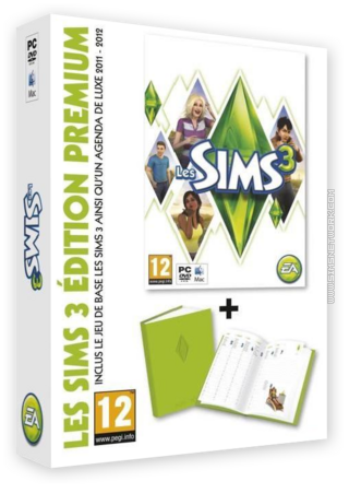 Les Sims 3 + Agenda Deluxe (Edition Premium) packshot box art