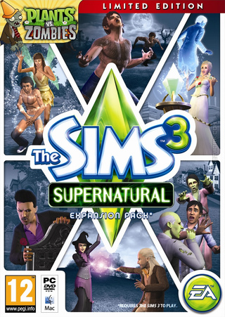 The Sims 3: Supernatural (Limited Edition) packshot box art