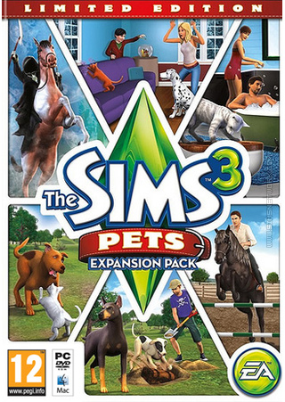 The Sims 3: Pets (Limited Edition) packshot box art