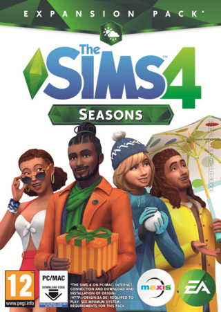The Sims 4: Seasons old packshot cover box art