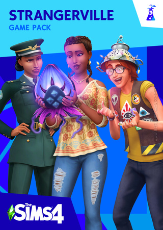 The Sims 4: Strangerville packshot cover box art