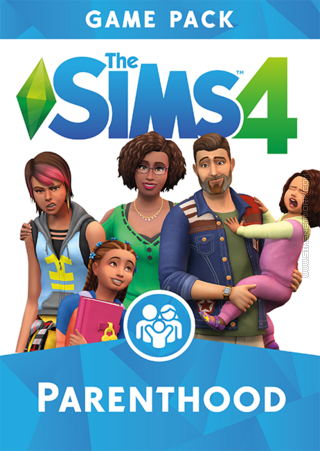 The Sims 4: Parenthood old packshot cover box art