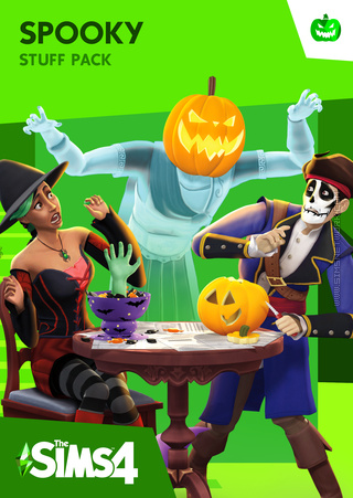 The Sims 4: Spooky Stuff packshot cover box art
