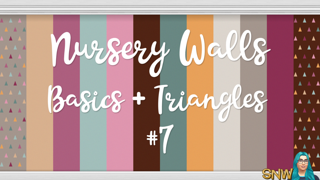 Nursery Walls Set #7 - Basics + Triangles