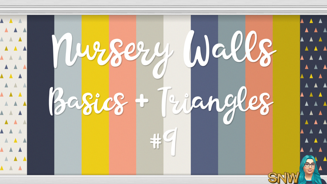 Nursery Walls Set #9 - Basics + Triangles