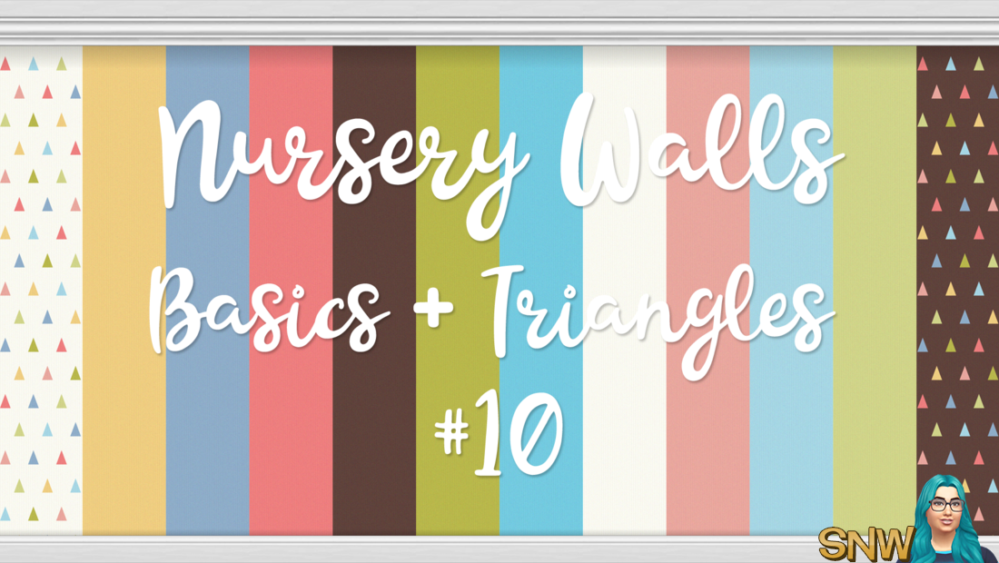 Nursery Walls Set #10 - Basics + Triangles
