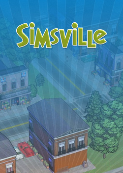 SimsVille custom box art packshot made by Rosana