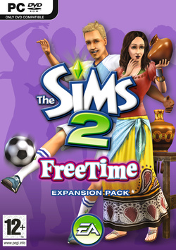 The Sims 2: FreeTime box art packshot