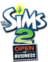 The Sims 2: Open for Business logo