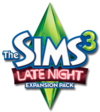 The Sims 3: Late Night logo