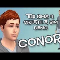 Conor O'Shea in The Sims 4 CAS Demo