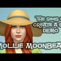 Mollie Moonbeam in The Sims 4 CAS Demo!