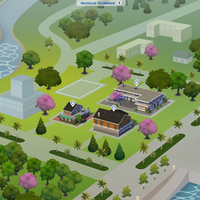 The Sims 4: Magnolia Promenade world