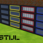 De Stijl Windows for The Sims 4