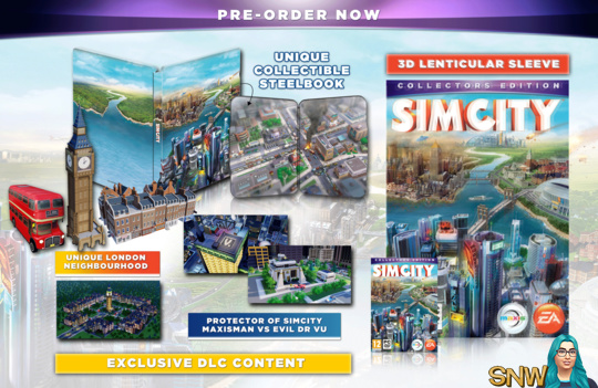 SimCity Collector's Edition contents