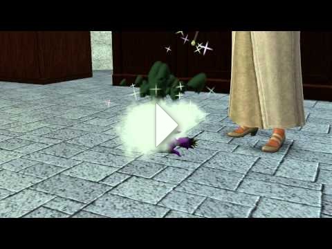 The Sims 3 Dragon Valley: Purple Dragon hatching