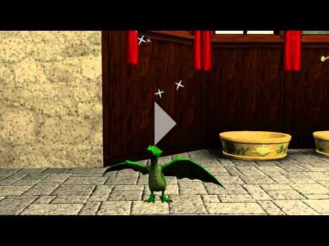 The Sims 3 Dragon Valley: Green Dragon hatching