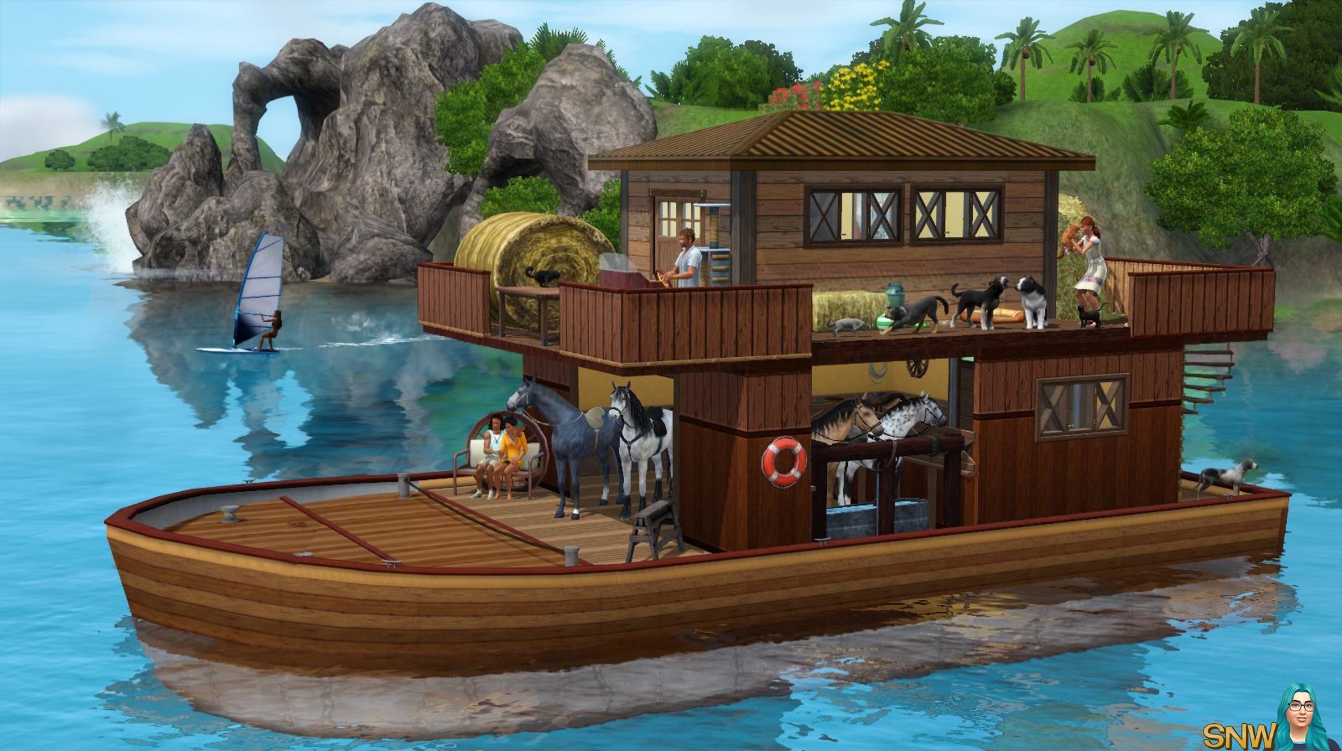 Pets on a house boat! | SNW | SimsNetwork.com Pets on a house boat! | SNW | SimsNetwork.com