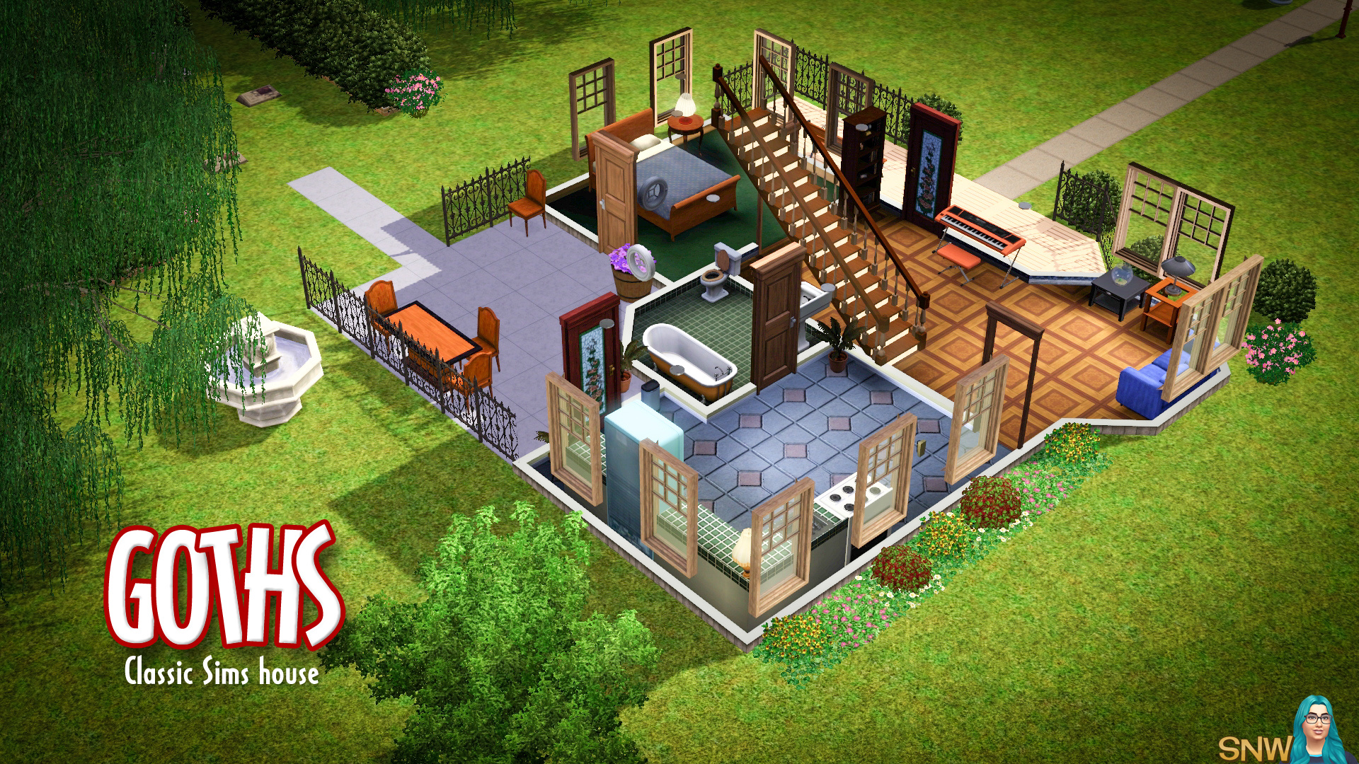 goth house minecraft