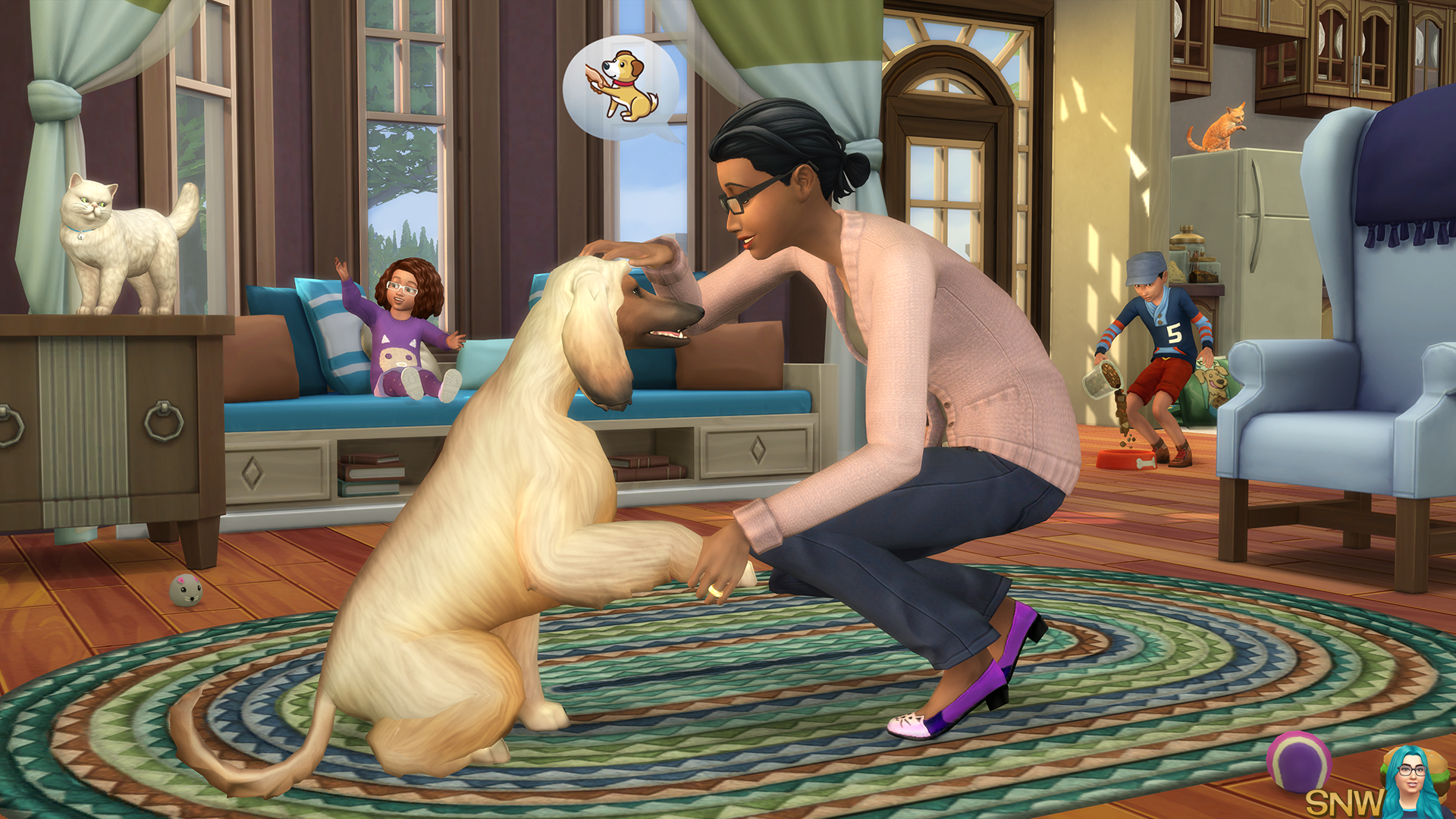 cats and dogs sims 4 hair recolor