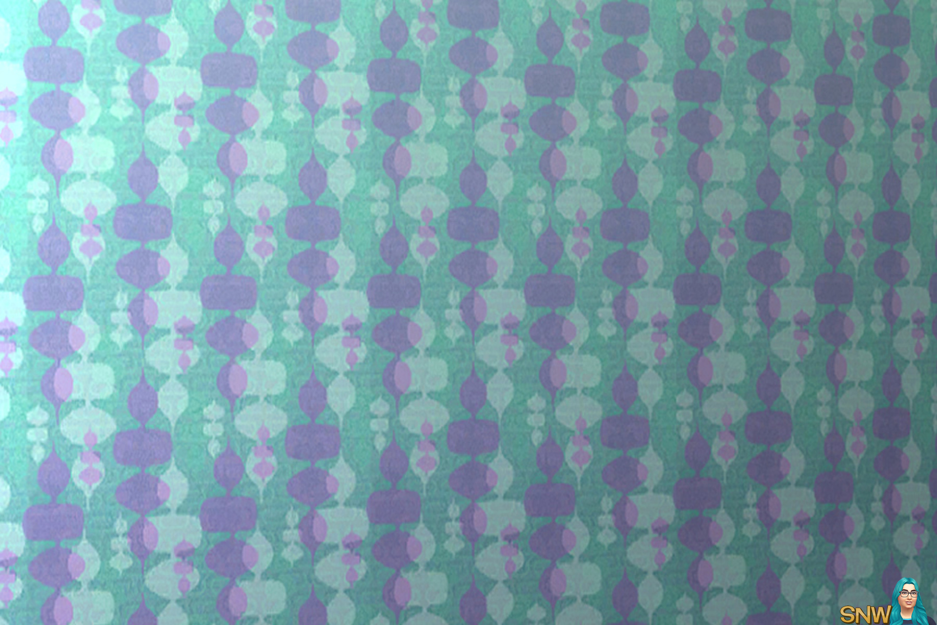Mod Wallpaper Blue Purple Snw Simsnetwork Com