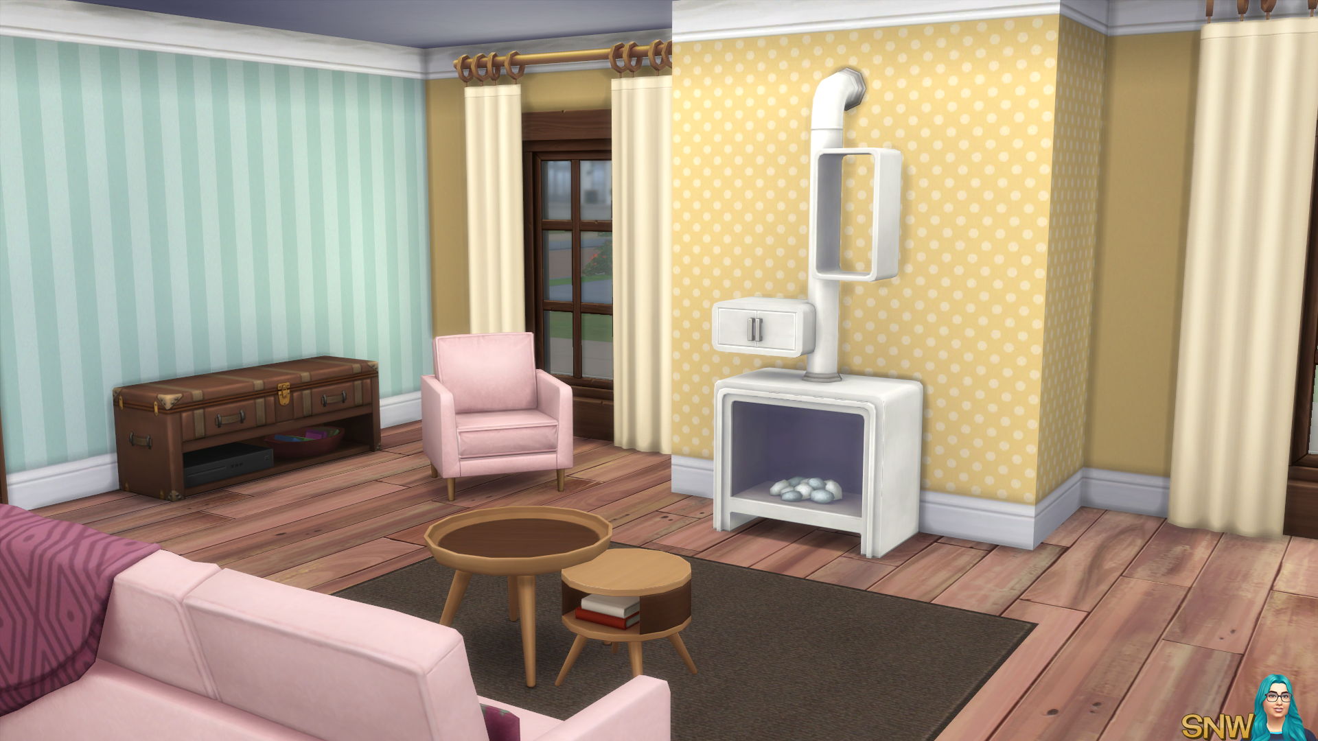 Mod The Sims - White Rainbow Louis Vuitton Wallpaper with Crown and Kick  Molding