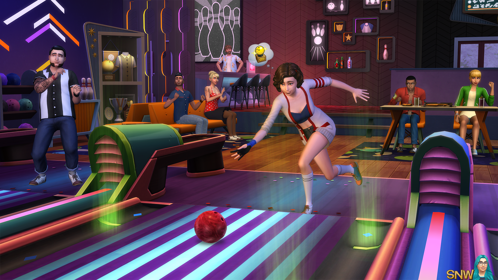 The Sims 4: Bowling Night Stuff