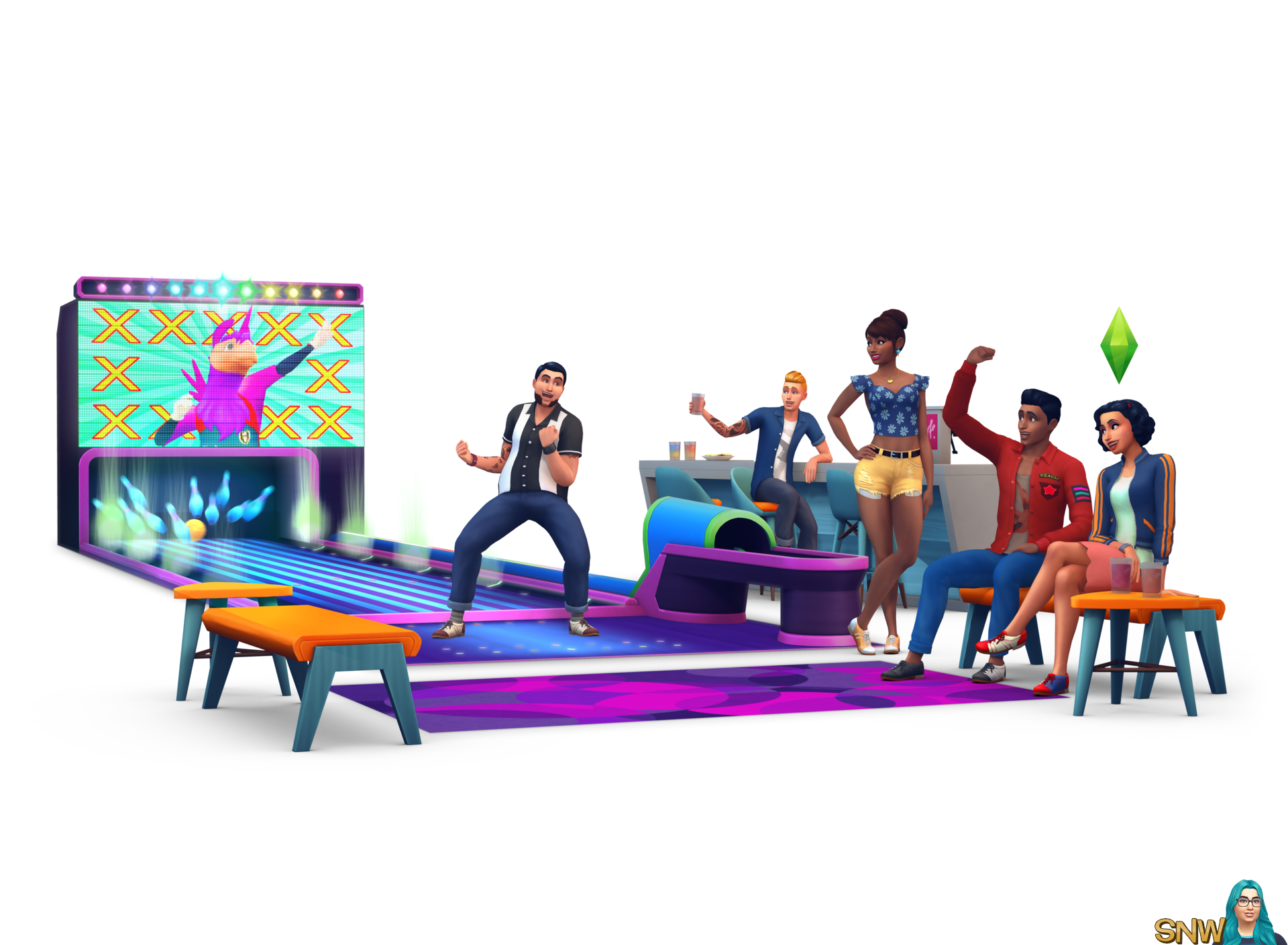 The Sims 4: Bowling Night Stuff