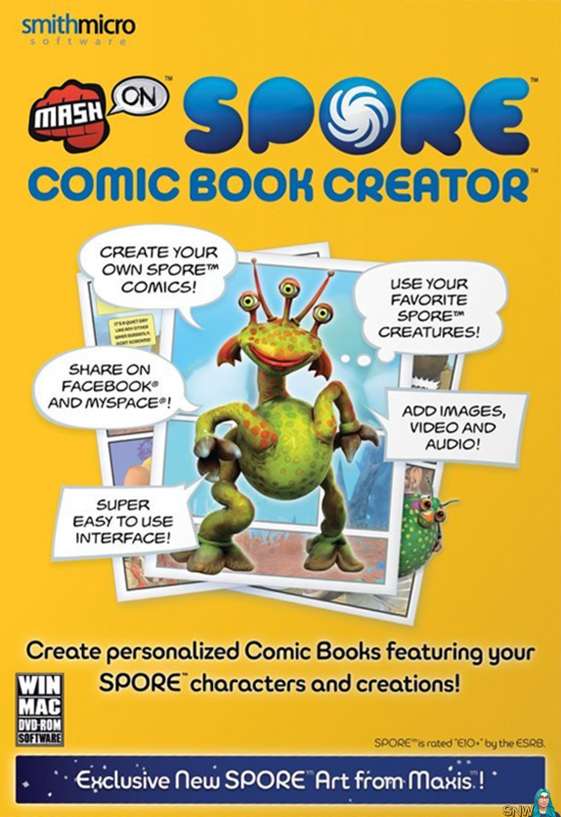 Spore Comic Book Creator Snw Simsnetwork Com